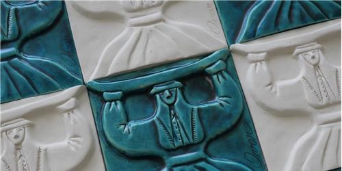 Azulejo em Relevo – Escultura Cerâmica
